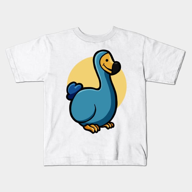 Cute dodo, bird Kids T-Shirt by hugadino